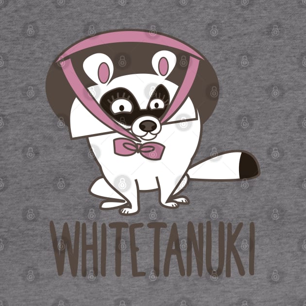 White tanuki by belettelepink